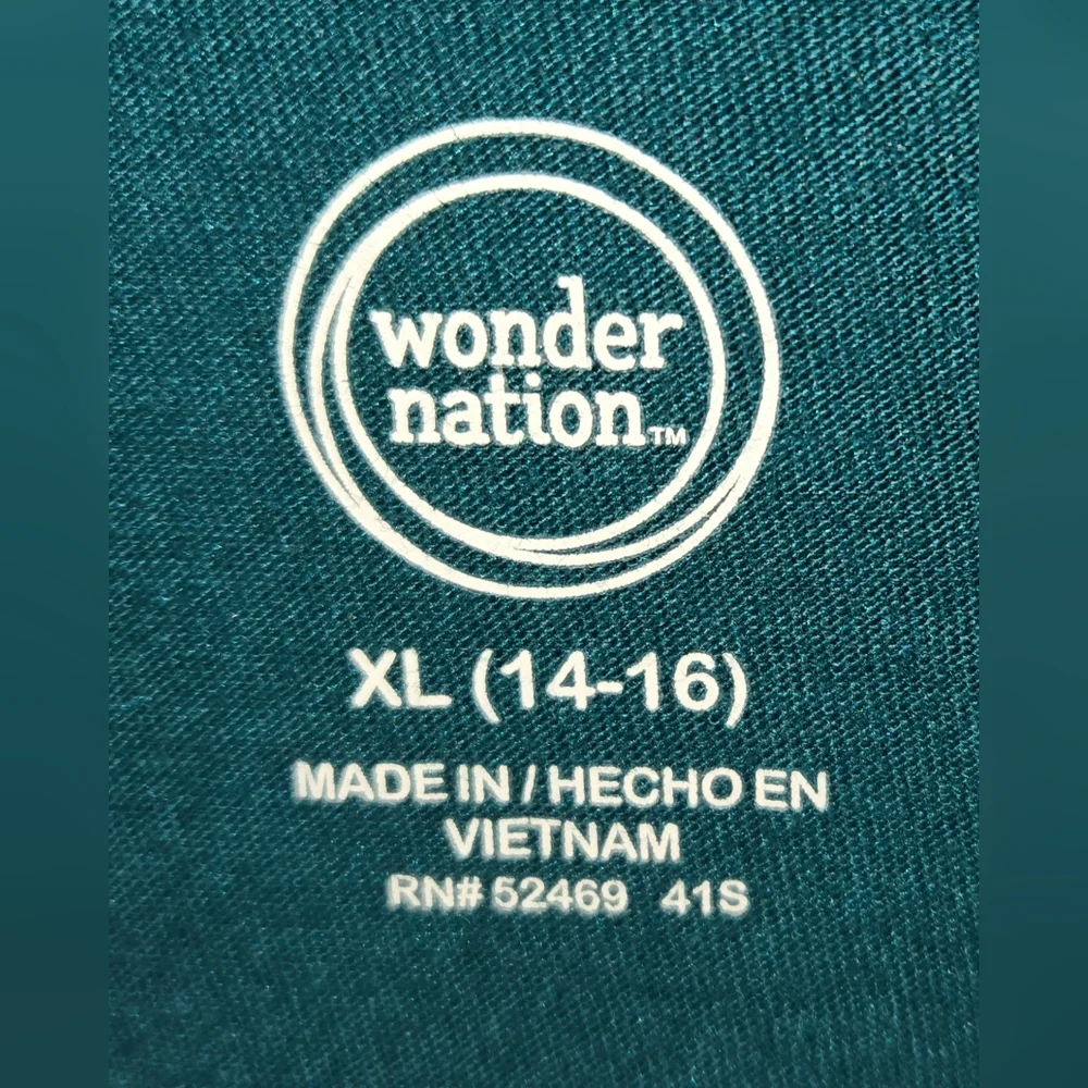 Wonder Nation Long Sleeve Planet Rocket Far Out Tee Sz 14/16